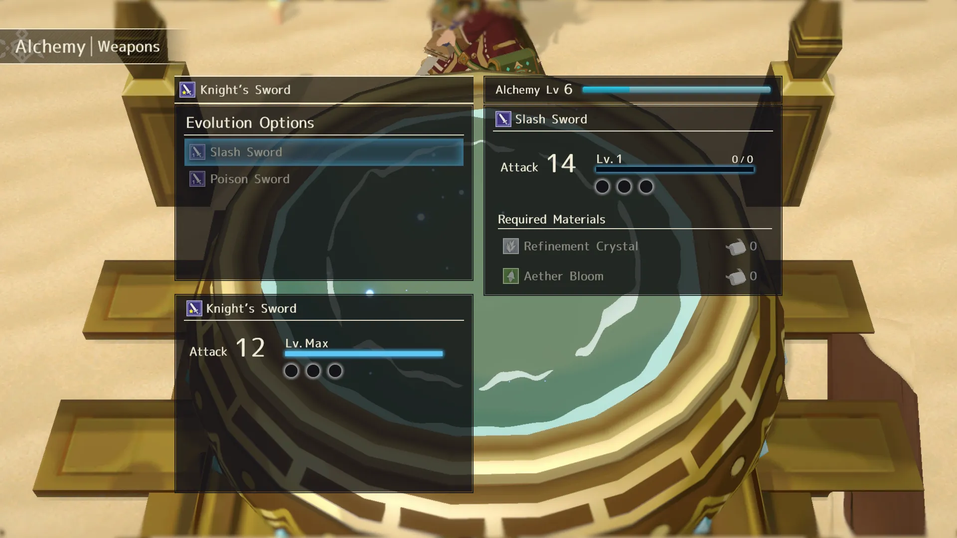 Enhancing Equipment through Alchemy